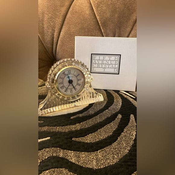 Beautiful Crystal Clock amazing condition - Picture 2 of 5
